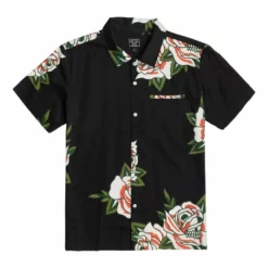 Dark Seas Skully Short Sleeve Shirt - Black