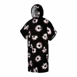 Mystic Poncho Velour - Black/ White