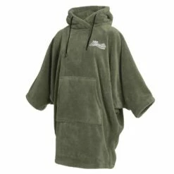 Mystic Teddy Womens Poncho - Olive
