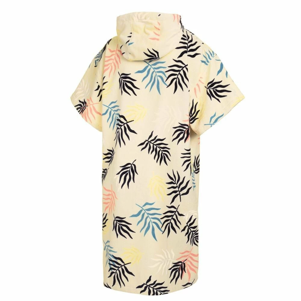 Mystic Velours AOP Poncho - Pastel Yellow 2 Mystic Velours AOP Poncho - Pastel Yellow - Image 2