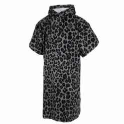 Mystic Velours AOP Mens Poncho - Black