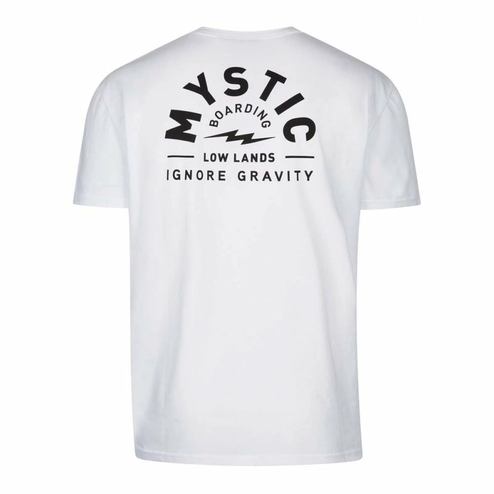Mystic Lowe Mens Tee - White 2 Mystic Lowe Mens Tee - White - Image 2