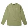 Mystic Bolt Mens Long Sleeve Tee - Olive Green