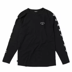 Mystic Bolt Mens Long Sleeve Tee - Black