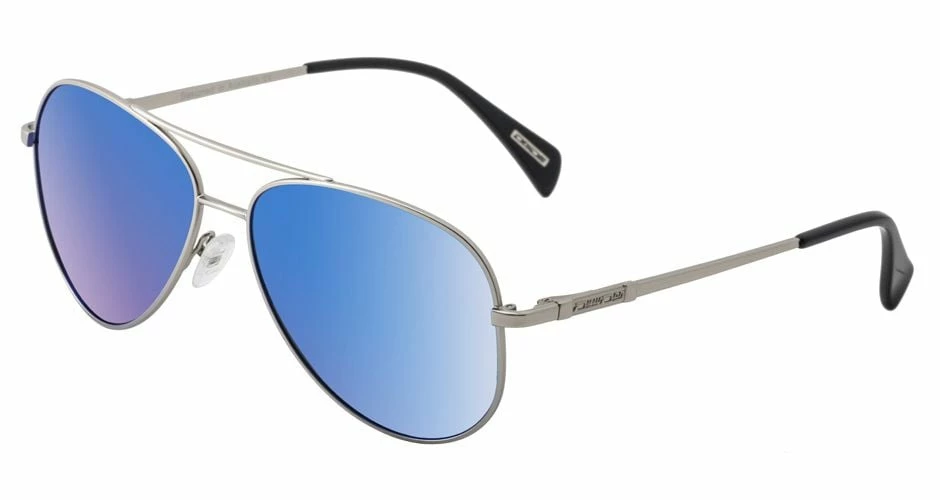 Dirty Dog Maverick Polarised Sunglasses - Silver/Blue Mirror 1 Dirty Dog Maverick Polarised Sunglasses - Silver/Blue Mirror