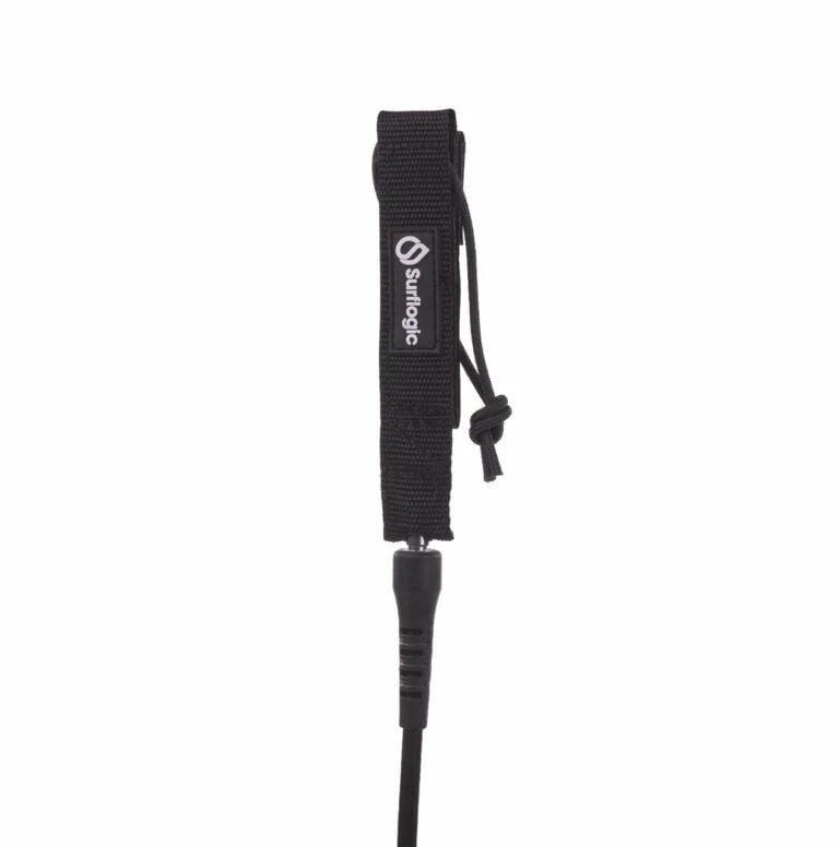 Surflogic Pro 6ft Leash - Black 2 Surflogic Pro 6ft Leash - Black - Image 2
