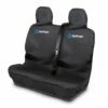 Surflogic Double Waterproof Car Seat Cover - Black