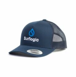 SURFLOGIC Surf Logic Curve Trucker Cap - Navy