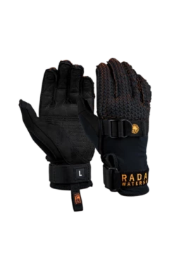 Radar Hydro-A Inside-Out Gloves - Matte Black/Orange