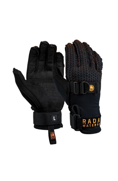 Radar Hydro-A Inside-Out Gloves - Matte Black/Orange 1 Radar Hydro-A Inside-Out Gloves - Matte Black/Orange