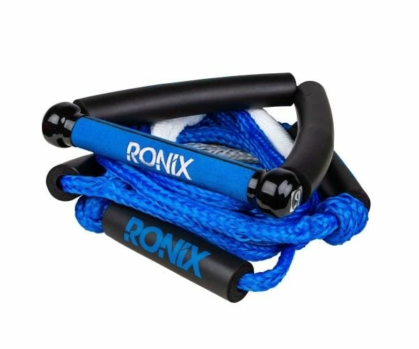 Ronix Bungee Surf Tow Rope & Handle - Blue/Silver 1 Ronix Bungee Surf Tow Rope & Handle - Blue/Silver