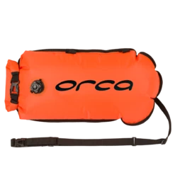 Orca Safety Buoy With Hydration Bladder Pocket - Orange