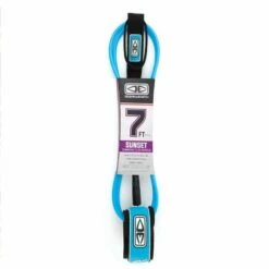 Ocean & Earth 7ft Sunset Surfboard Leash - Blue