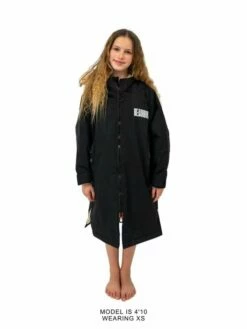 Beachbum Kids Brobe Changing Robe - Black -UK Surfing Equipment Sales Store 82 720x 1 2