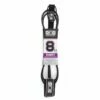 Ocean & Earth 8ft Sunset Surfboard Leash - Black