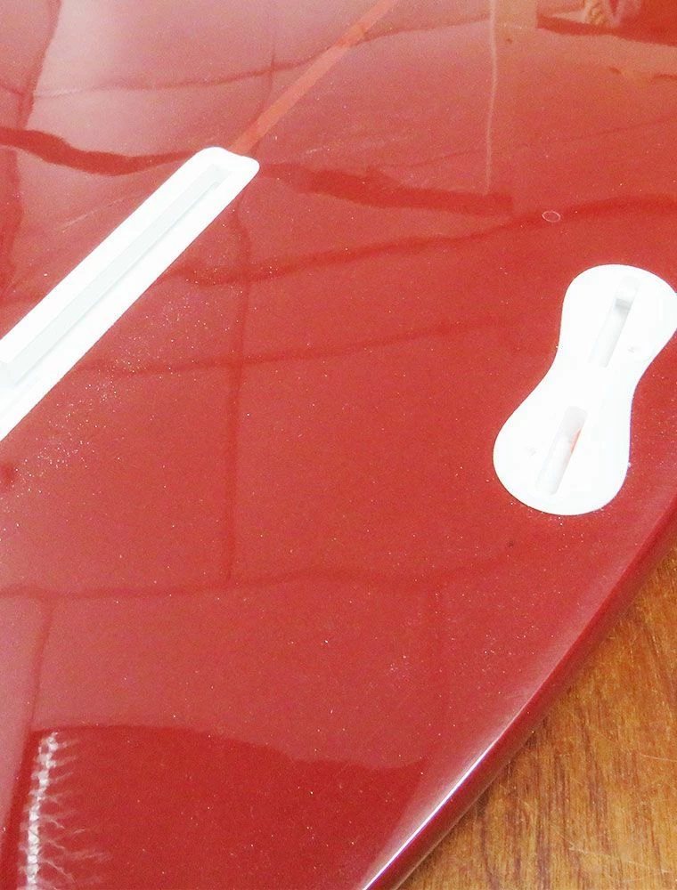 Rebel 7ft Mid Length Resin Tint Surfboard - Resin Burgundy 3 Rebel 7ft Mid Length Resin Tint Surfboard - Resin Burgundy - Image 3