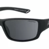 Dirty Dog Virtual Polarised Sunglasses - Satin Black/Grey