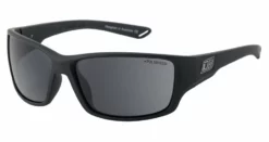 Dirty Dog Virtual Polarised Sunglasses - Satin Black/Grey