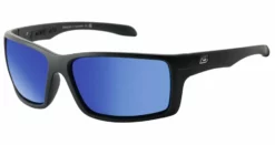 Dirty Dog Knuckle Polarised Sunglasses - Black/Blue Mirror