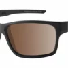 Dirty Dog Cosmic Polarised Sunglasses - Black/Brown