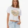 Rip Curl Tropical Feels Womens Cropped Tee - White