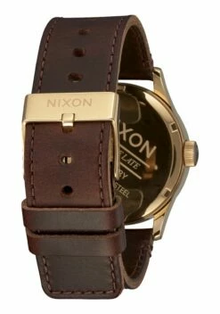 Nixon Sentry Leather Men's Watch - Polished Gold / Navy Sunray 6 Nixon Sentry Leather Men's Watch - Polished Gold / Navy Sunray -UK Surfing Equipment Sales Store a105 3320 view3 1000x