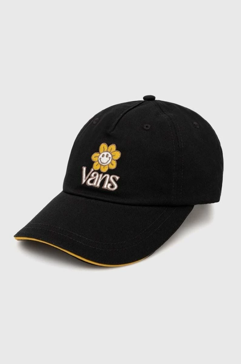 Vans Smiling Flower High Standard 1966 Cap - Black 1 Vans Smiling Flower High Standard 1966 Cap - Black