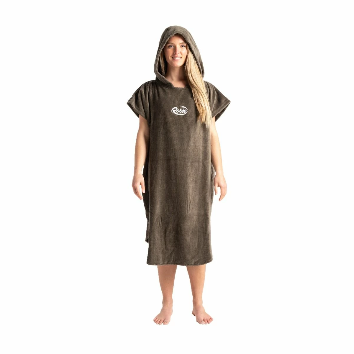 Robie Robes Original Short Sleeve Changing Towel - Olive 1 Robie Robes Original Short Sleeve Changing Towel - Olive