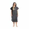 Robie Robes Original Short Sleeve Changing Towel - Steel Grey