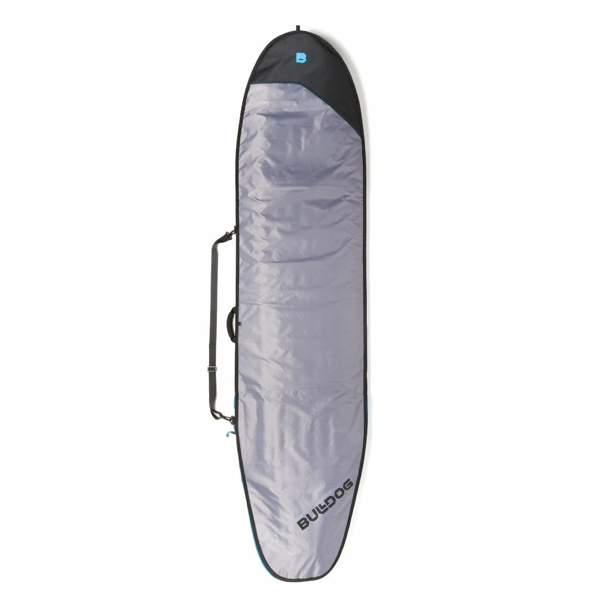 Bulldog Essential Longboard 5mm Board Bag - Grey/Cyan 1 Bulldog Essential Longboard 5mm Board Bag - Grey/Cyan