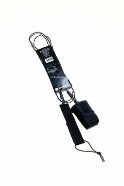 Bulldog 6ft 0 Ankle Surf Leash - Black/Red -UK Surfing Equipment Sales Store bdlan black crimsonred backpackaging