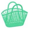 Sun Jellies Betty Basket Tote Bag - Green