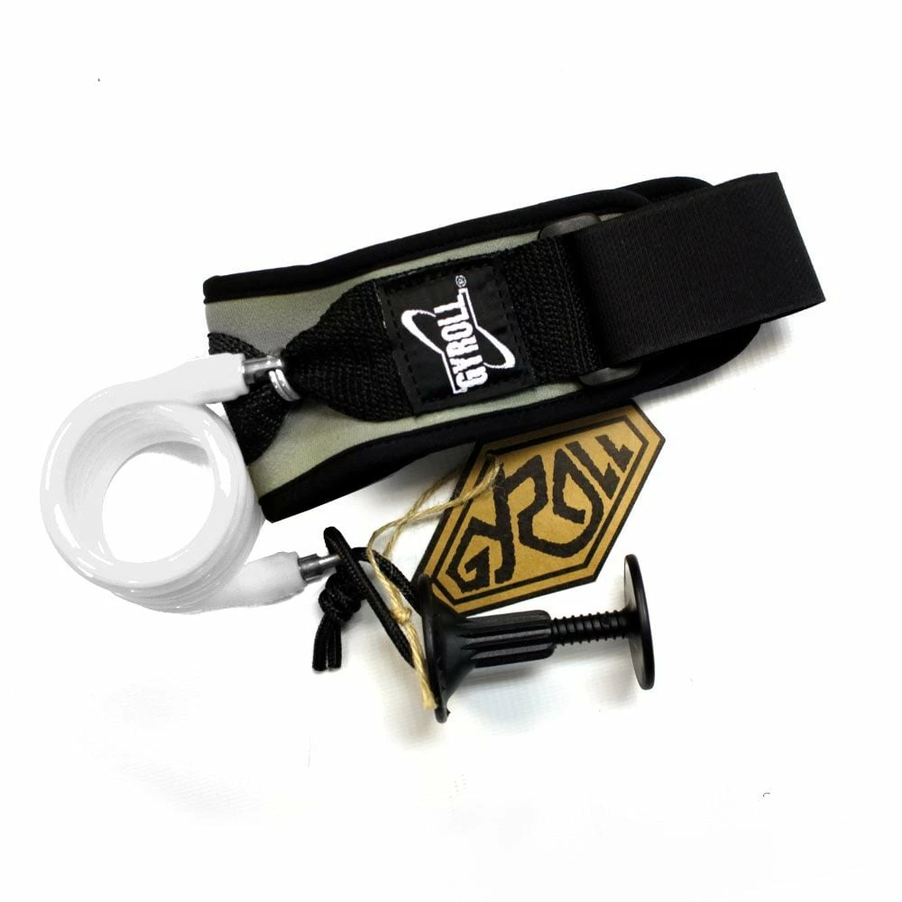 Mike Stewart Gyroll Bicep Bodyboard Leash - White 1 Mike Stewart Gyroll Bicep Bodyboard Leash - White