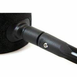 FCS Competition 6ft Essential Leash -UK Surfing Equipment Sales Store blk white web still2