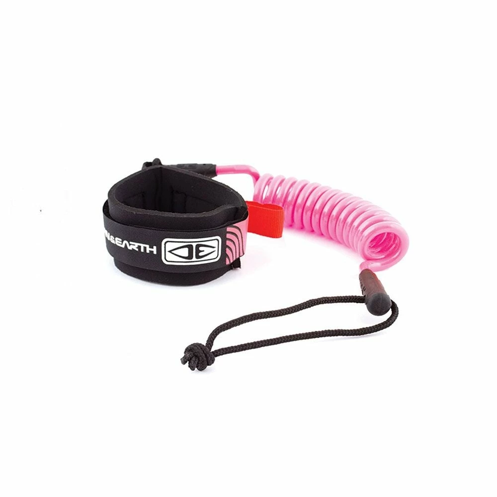 Ocean & Earth Basic Bodyboard Leash - Pink 1 Ocean & Earth Basic Bodyboard Leash - Pink