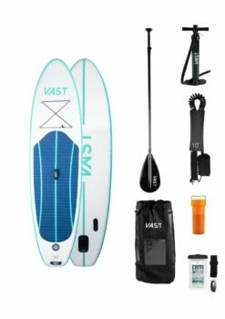 Vast 8'6" Astro Junior Allround ISUP Package - White/Aqua