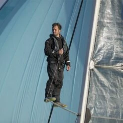 Crewsaver ErgoFit+ 190N Automatic Life Jacket - Navy/Green -UK Surfing Equipment Sales Store c ergofit action1