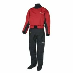 Yak Horizon Unisex Drysuit - Red/Black