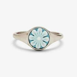Pura Vida Cameo Ring In Silver