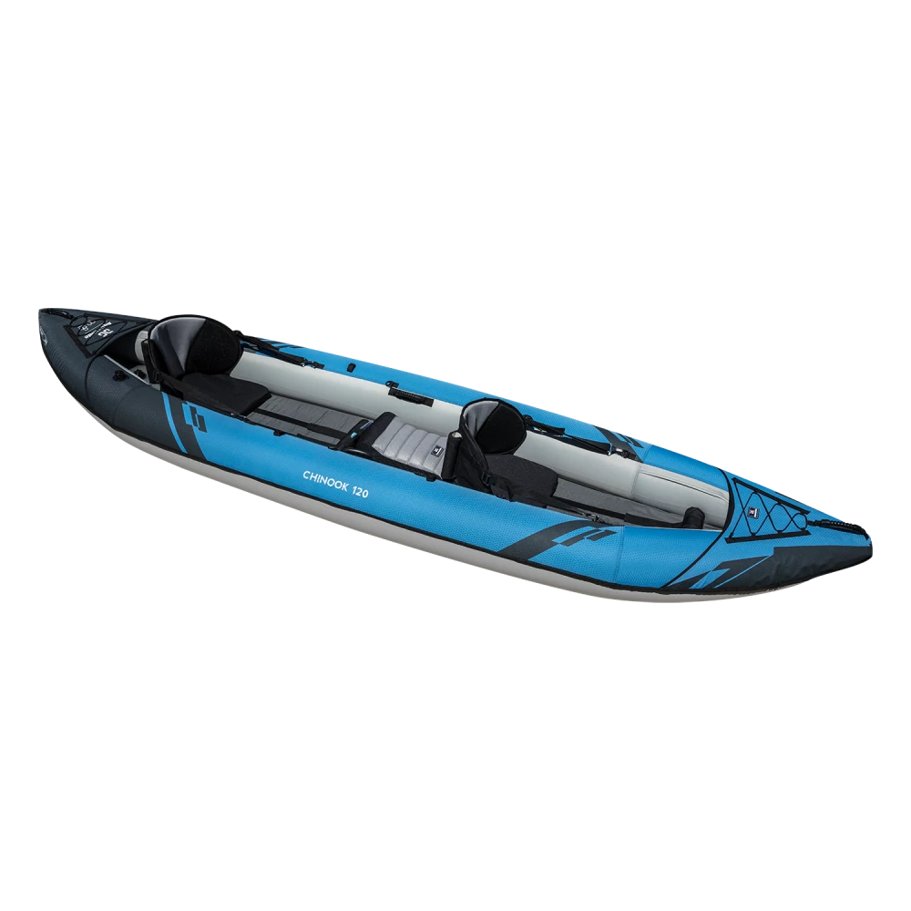 Aquaglide Chinook 120 Inflatable Kayak - Blue/Black 1 Aquaglide Chinook 120 Inflatable Kayak - Blue/Black