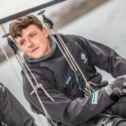 Crewsaver Race Top - Black -UK Surfing Equipment Sales Store crewsaver racetop lifestyle 1