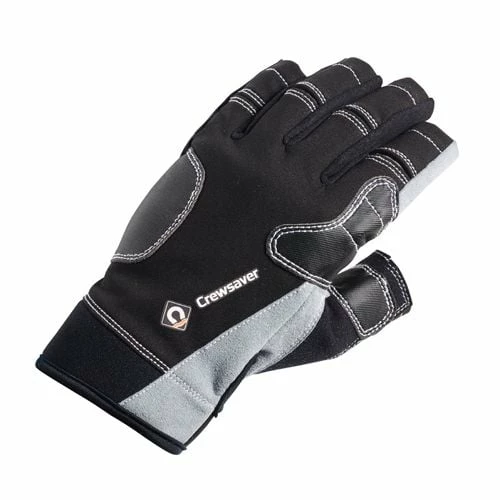 Crewsaver Short Finger Junior Unisex Glove - Black 1 Crewsaver Short Finger Junior Unisex Glove - Black