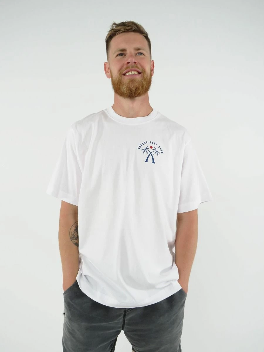 Sorted Surf Shop Crossed Palms T Shirt - White 2 Sorted Surf Shop Crossed Palms T Shirt - White - Image 2