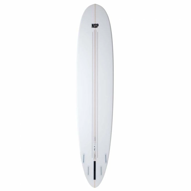 NSP CSE Pro-9ft Performance Longboard In White 2 NSP CSE Pro-9ft Performance Longboard In White - Image 2
