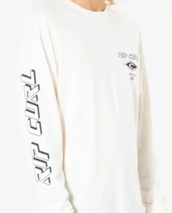 Rip Curl Fade Out Icon LS Tee - Bone -UK Surfing Equipment Sales Store ctevy9 3021 4jpg 2ba41891 a045 4c92 bee3 244099bf025c