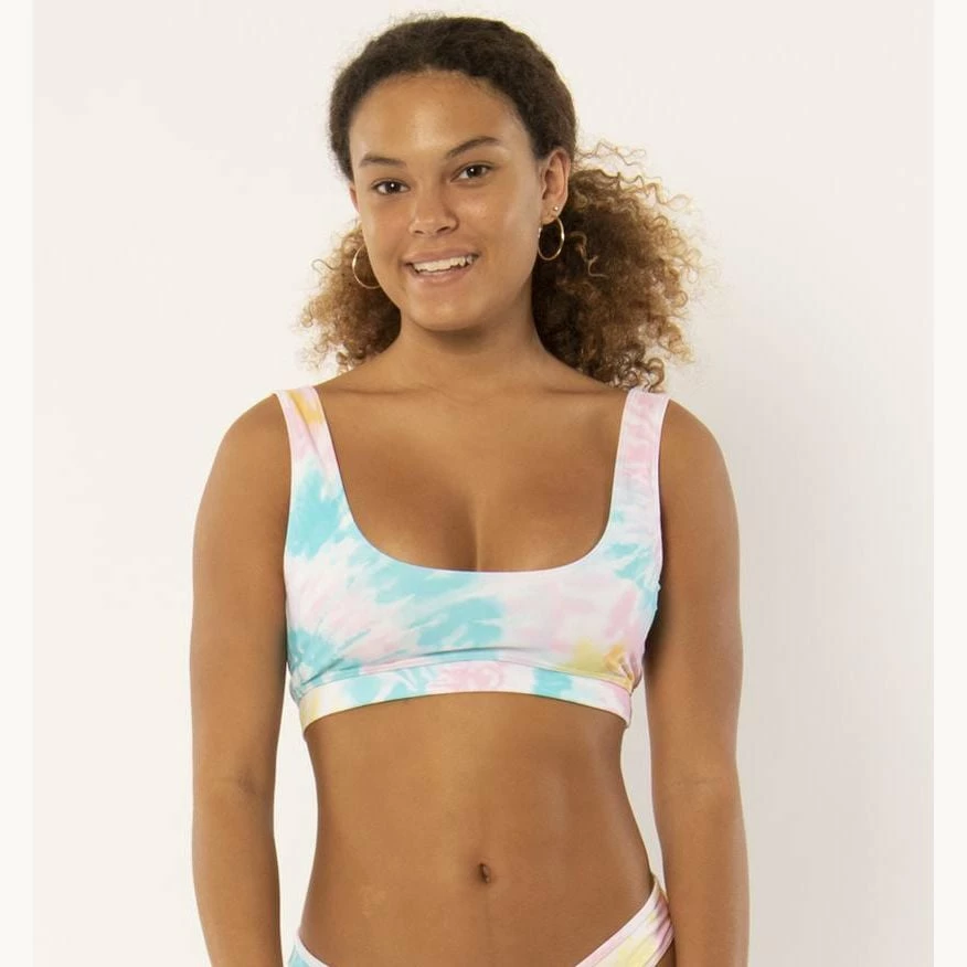Sisstr Evolution Radiant Waters Bralette Bikini Top In Tie Dye 1 Sisstr Evolution Radiant Waters Bralette Bikini Top In Tie Dye