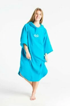 Robie Robes Original Long Sleeve Changing Robe - Blue Atoll