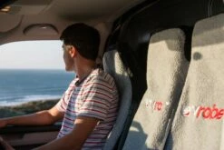 Dryrobe Double Car Seat Cover - Grey -UK Surfing Equipment Sales Store doubleseatcover 6 2024x2024 1