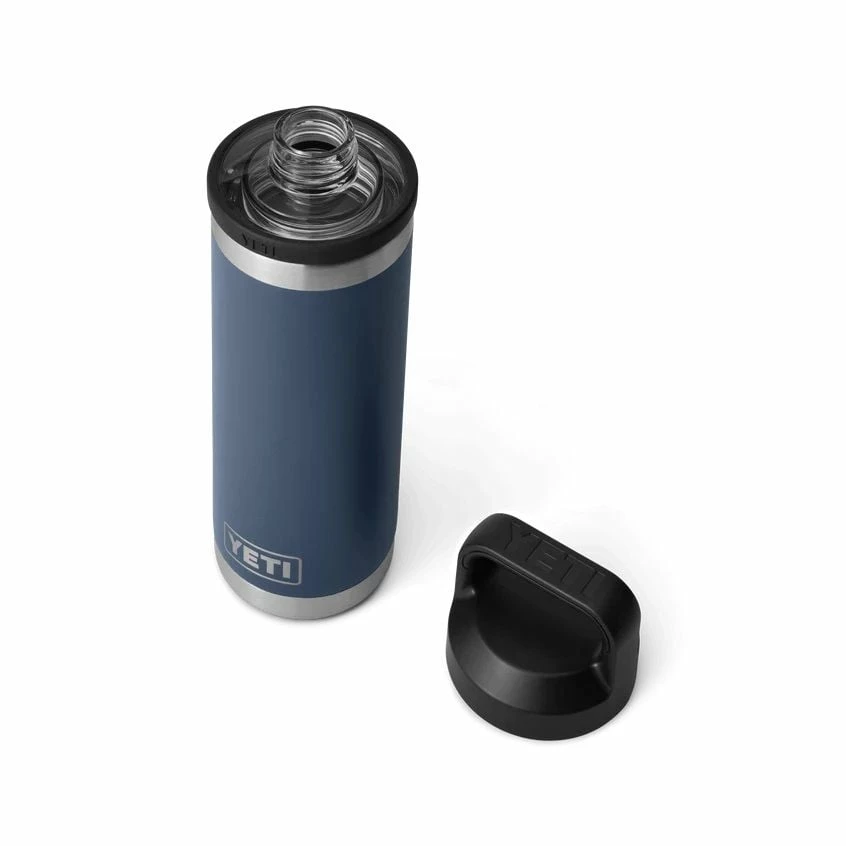 Yeti Rambler 18oz Bottle With Chug Cap - Navy 2 Yeti Rambler 18oz Bottle With Chug Cap - Navy - Image 2