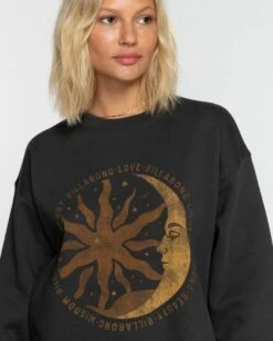 Billabong Energy And Wisdom Womens Sweater - Off Black -UK Surfing Equipment Sales Store ebjsf00138 billabong w ofb dtl1